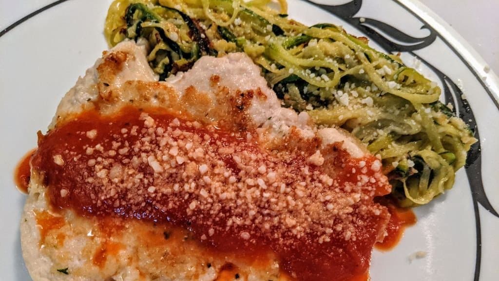Easy, Low-Carb Parmesan-Crusted Chicken